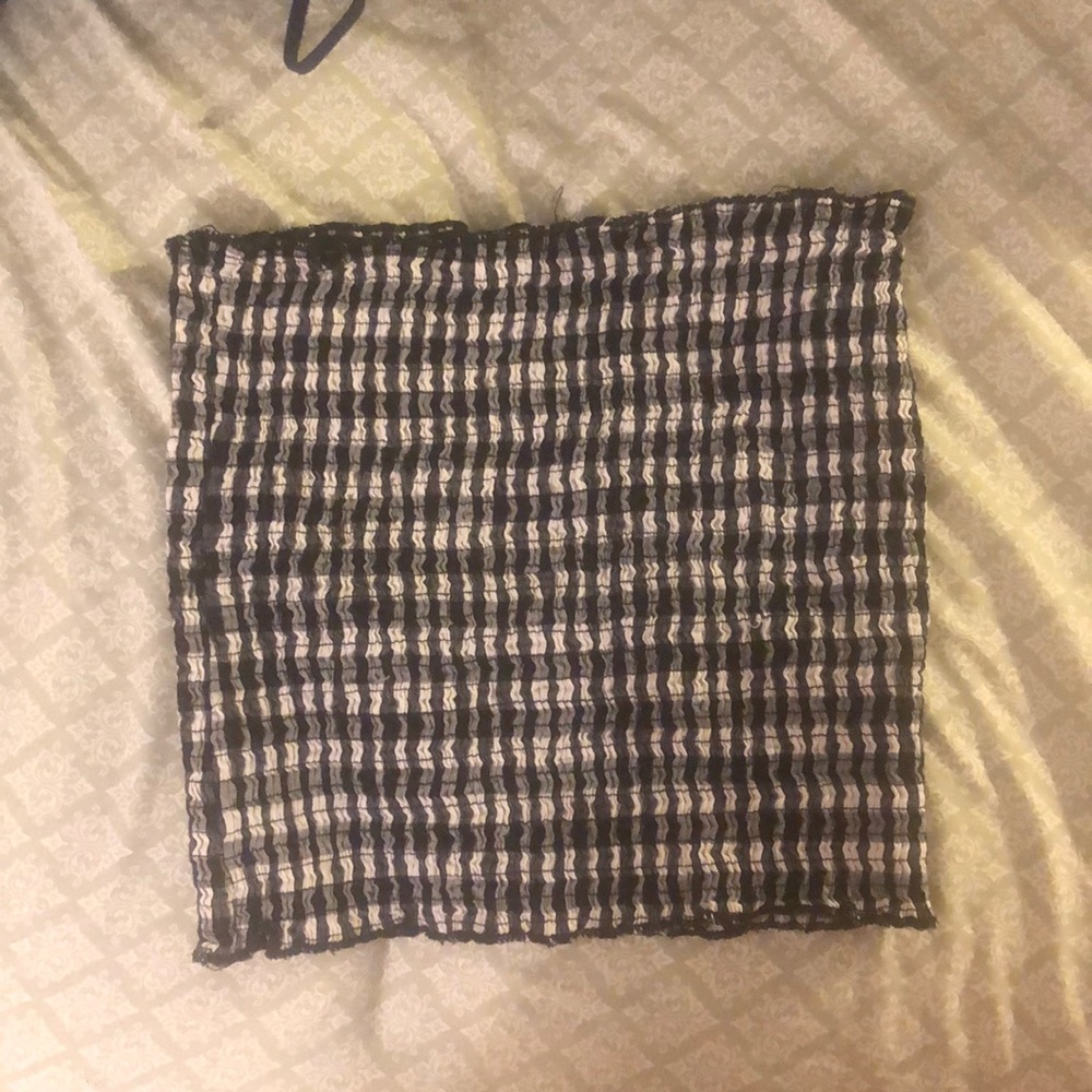 gingham TUBE TOP!!
